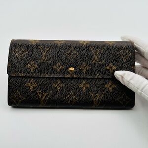 Louis Vuitton Long Monogram Clasp Wallet